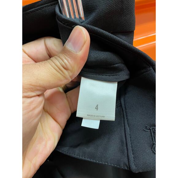 Express - Editor Mid Rise Flare Pant / 4 / Black - Picture 7 of 11